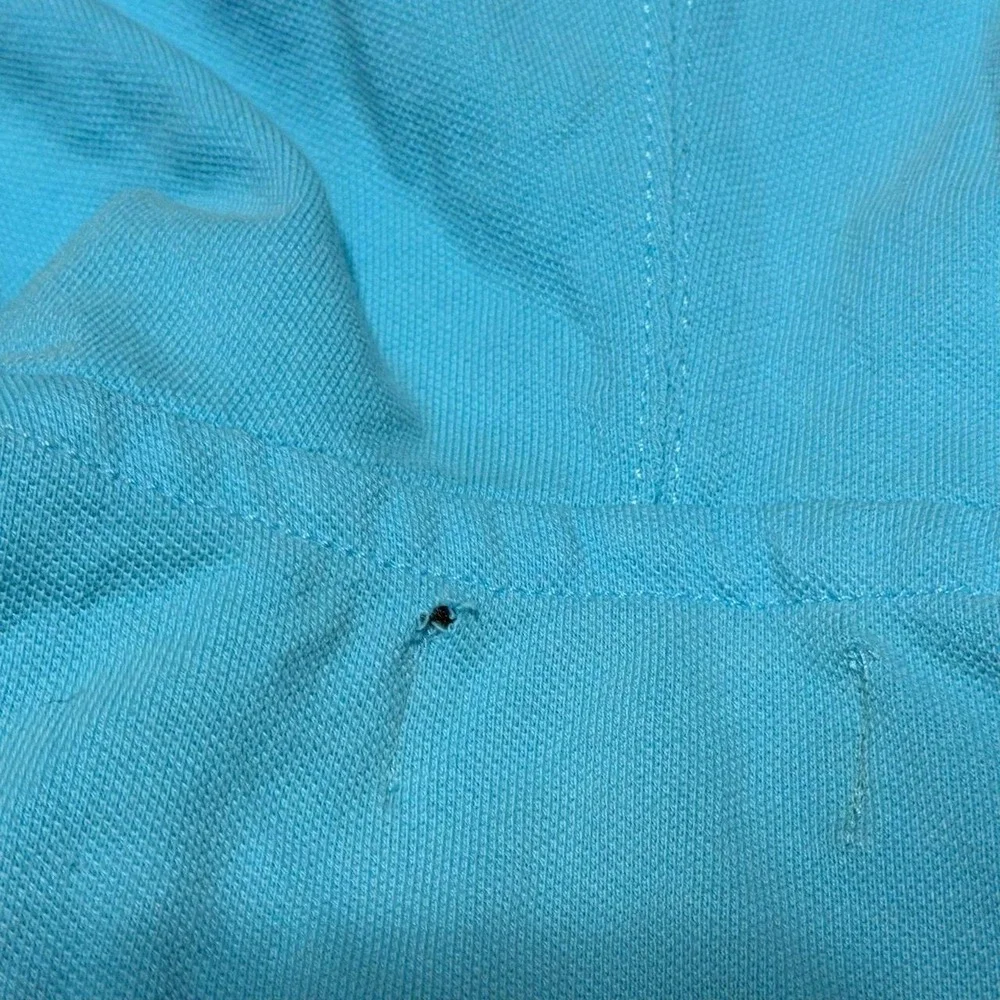 Polo Ralph Lauren Blue Full Zip Hoodie Pony Logo Cotton Sweatshirt Men's L